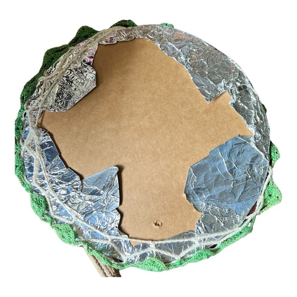 Vintage‎ Hand Crocheted Hot Pad - Picture 3 of 3